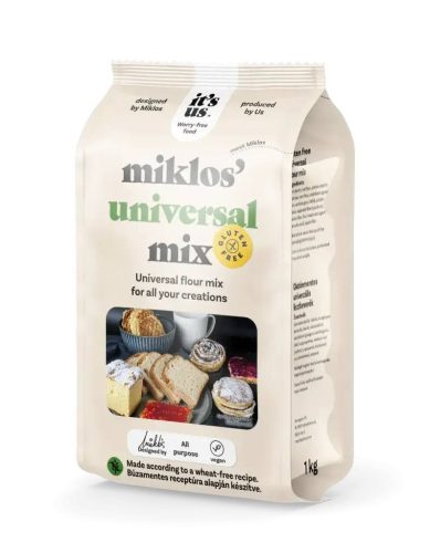 it's us MIKLOS' univerzális gluténmentes lisztkeverék 500g