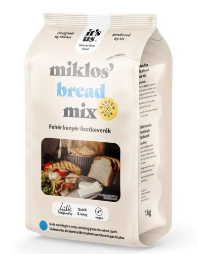 it's us MIKLOS' kenyér gluténmentes lisztkeverék 500g