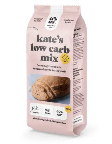 it's us KATE's LOW CARB kovászos kenyér gluténmentes lisztkeverék 500g