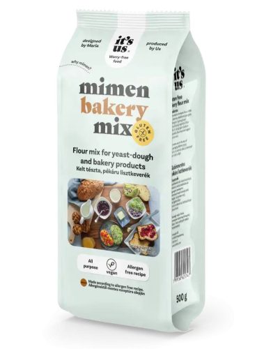 it's us MIMEN bakery (kelt tészta, pékáru) gluténmentes lisztkeverék 500g