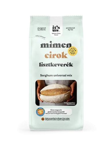 it's us MIMEN cirok pékáru gluténmentes lisztkeverék 500g