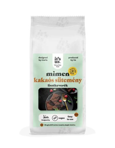 it's us MIMEN kakaós sütemény gluténmentes lisztkeverék 500g