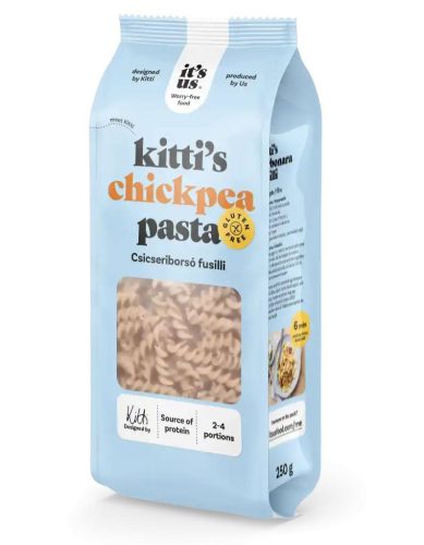 it's us KITTI'S gluténmentes csicseriborsó száraztészta fusilli/orsó 250g