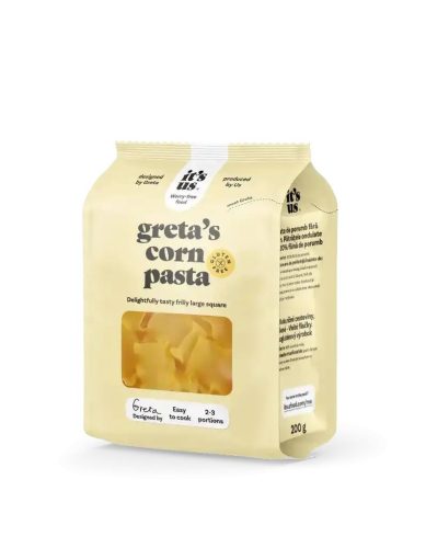it's us GRETA'S gluténmentes kukorica száraztészta nagykocka 200g