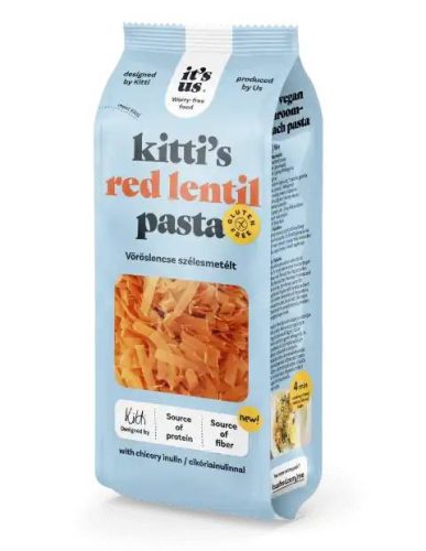 it's us KITTI'S gluténmentes vöröslencse száraztészta szélesmetélt 200g