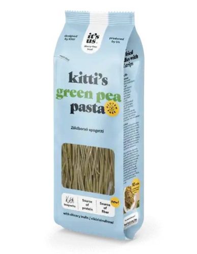 it's us KITTI'S gluténmentes zöldborsó száraztészta spagetti 200g