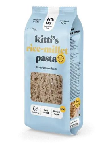 it's us KITTI'S gluténmentes rizses-köleses száraztészta fusilli/orsó 200g