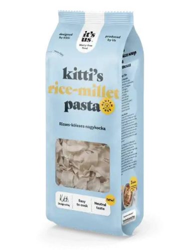 it's us KITTI'S gluténmentes rizses-köleses száraztészta nagykocka 200g