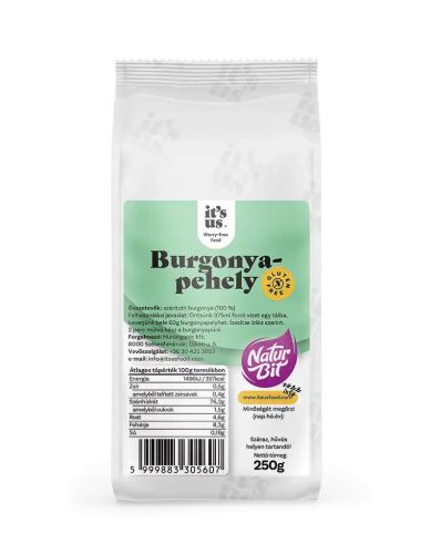it's us NATURBIT gluténmentes burgonyapehely 250g