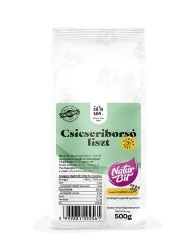 it's us NATURBIT gluténmentes csicseriborsóliszt 500g