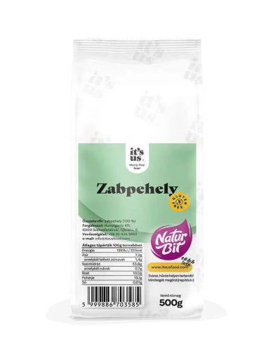 it's us NATURBIT gluténmentes zabpehely 500g
