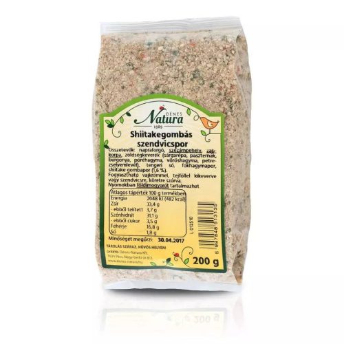  Dénes Natura Shiitake gombás szendvicspor 200 g