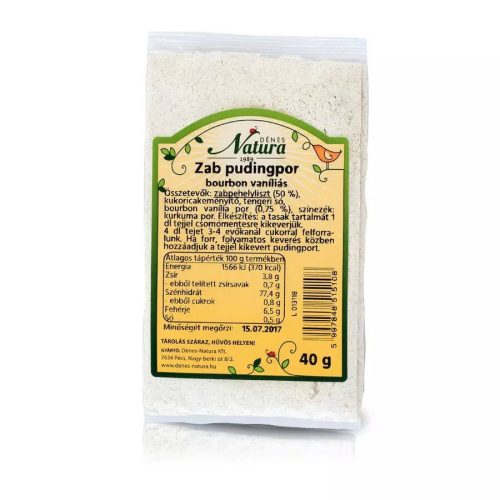  Dénes Natura Zab pudingpor vaníliás 40 g