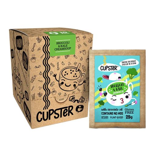 Cupster Instant Brokkoli - kel krémleves 29 g x 10 db