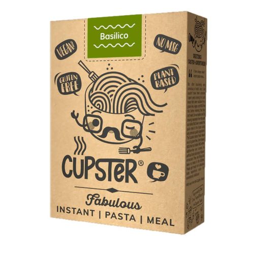 Cupster Instant Tészta / Pasta Basilico 97 g