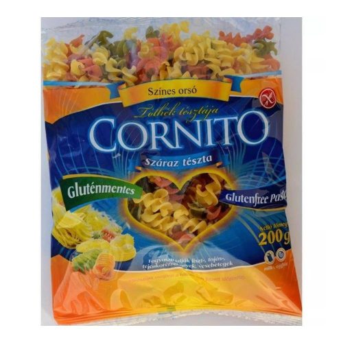 Cornito száraztészta Színes orsó 200g