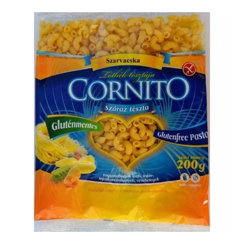 Cornito száraztészta Szarvacska 200g